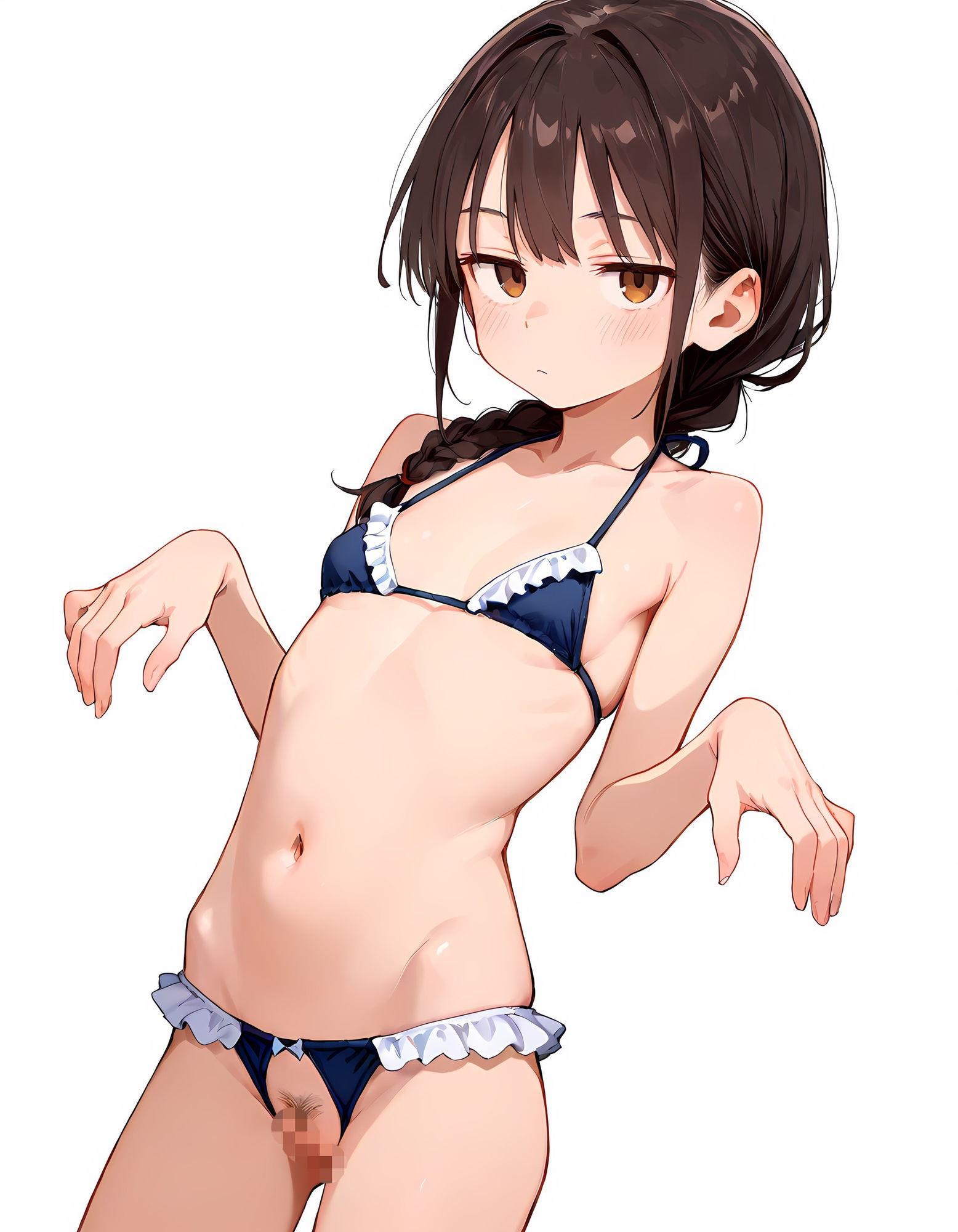 水着バイトのウラ事情 〜撮影現場のぶっかけ奉仕〜 Vol.1 - サンプル画像 7