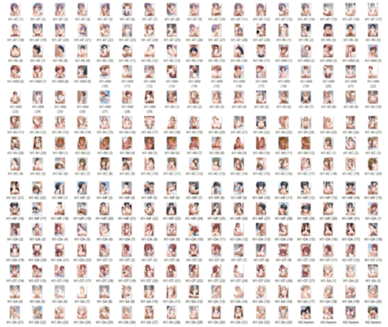 【男性器あり】10キャラ イラストまとめ （約430枚） - サンプル画像 5