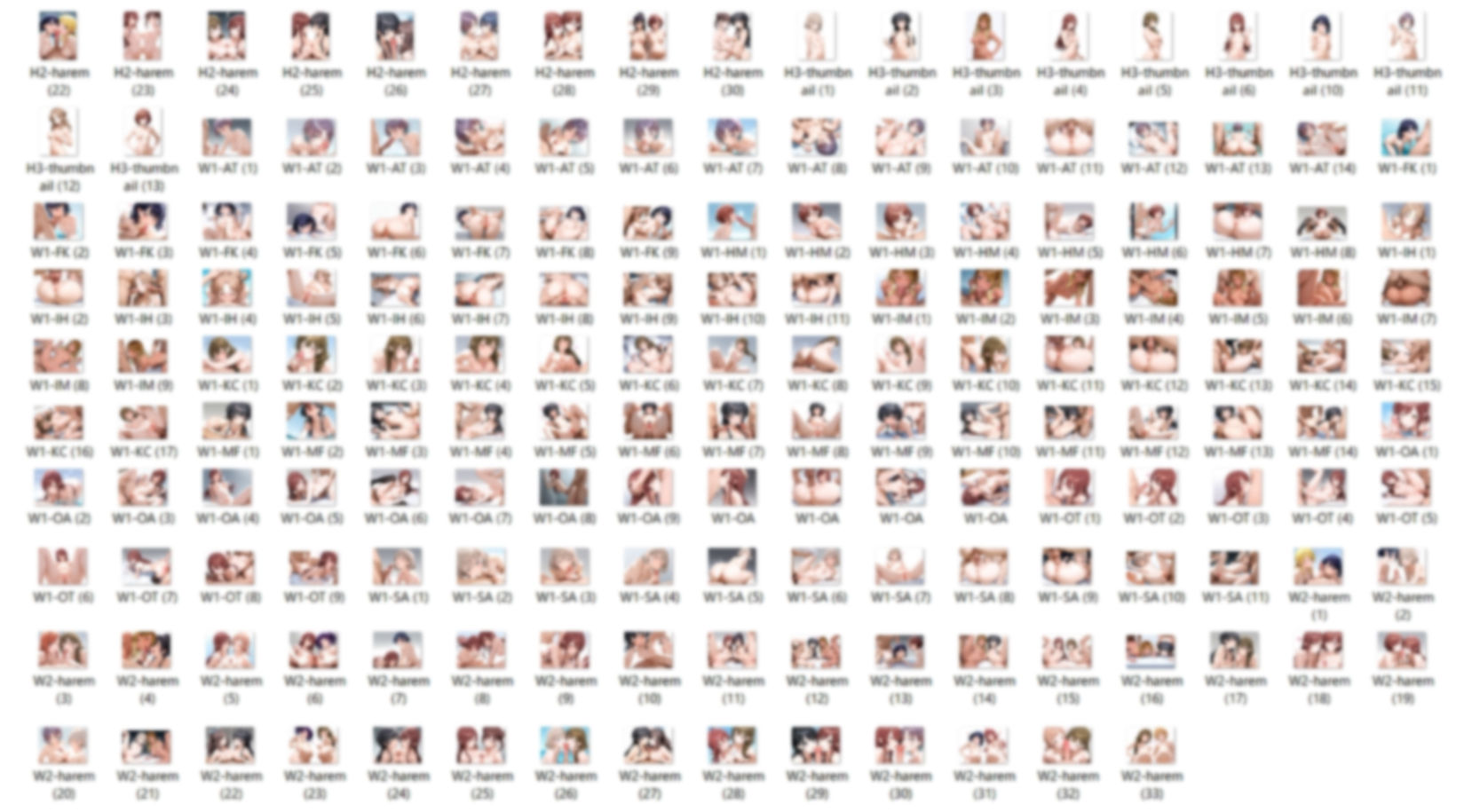 【男性器あり】10キャラ イラストまとめ （約430枚） - サンプル画像 6