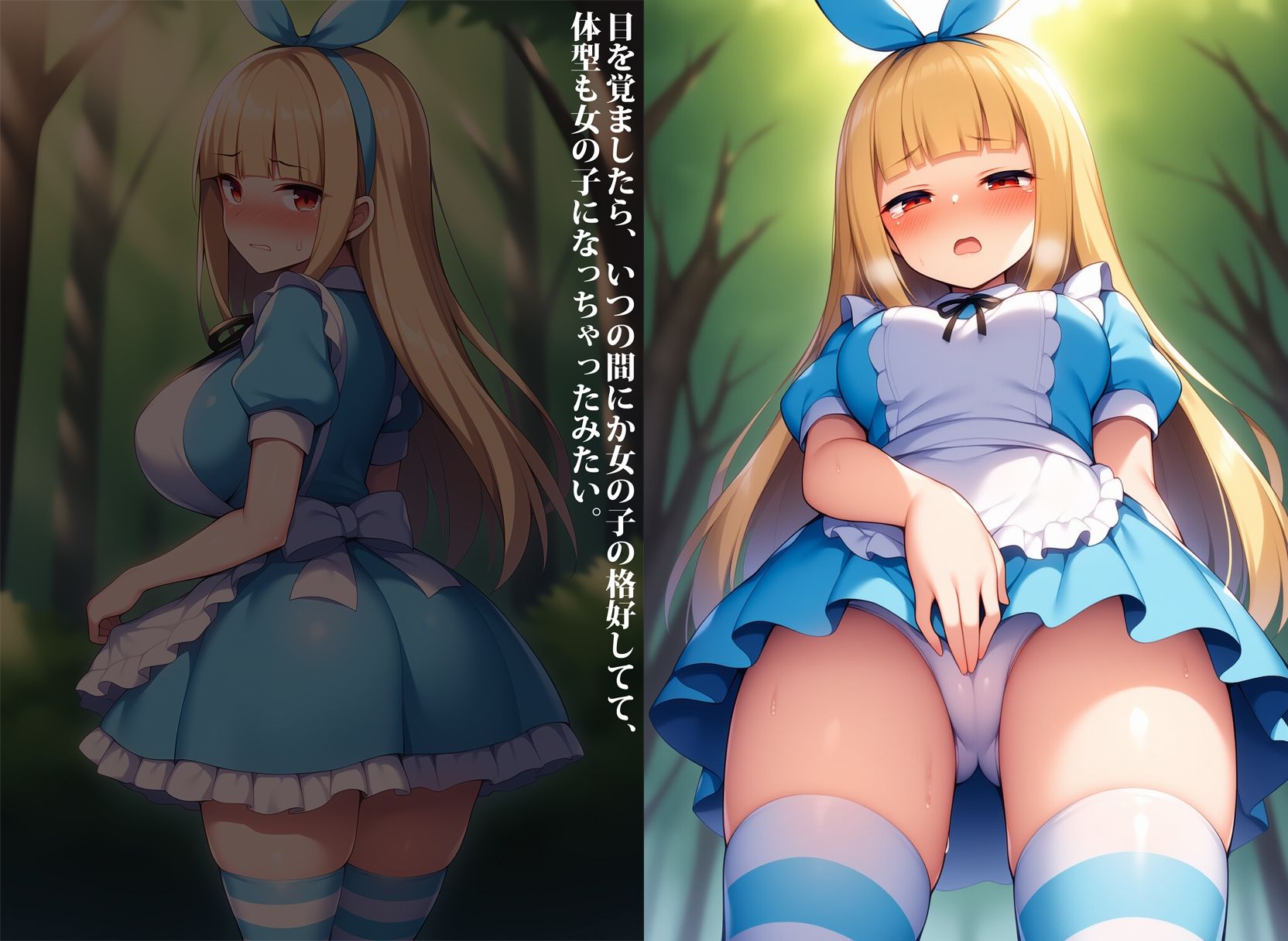 オネショ夢精がきっかけで男の娘デビューしちゃいました - サンプル画像 1