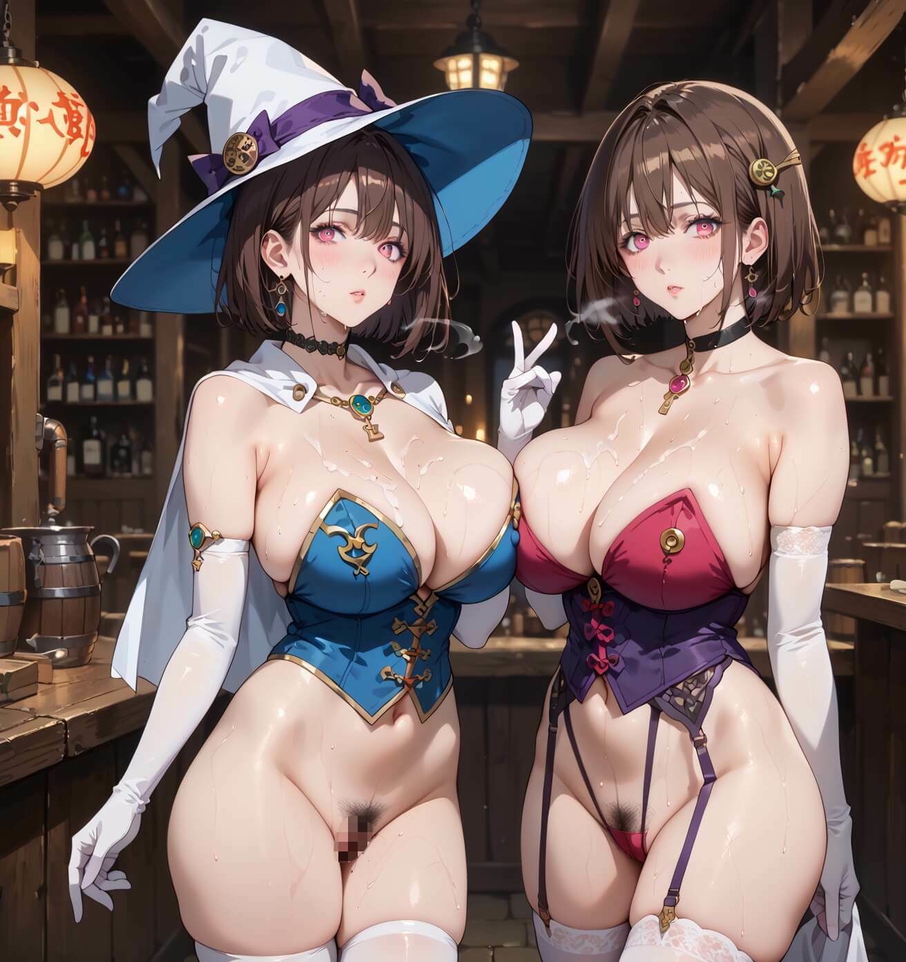 エロい魔女たちは、搾精の魔術を行使する5！200枚 - サンプル画像 5