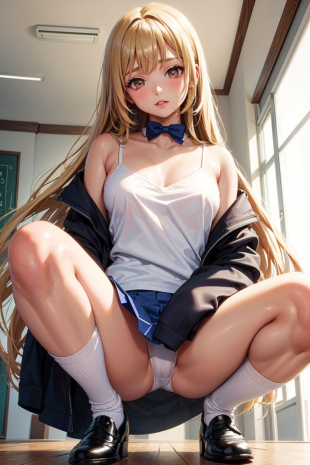 Lの誘惑 キュートな金髪シルキーロング - サンプル画像 4