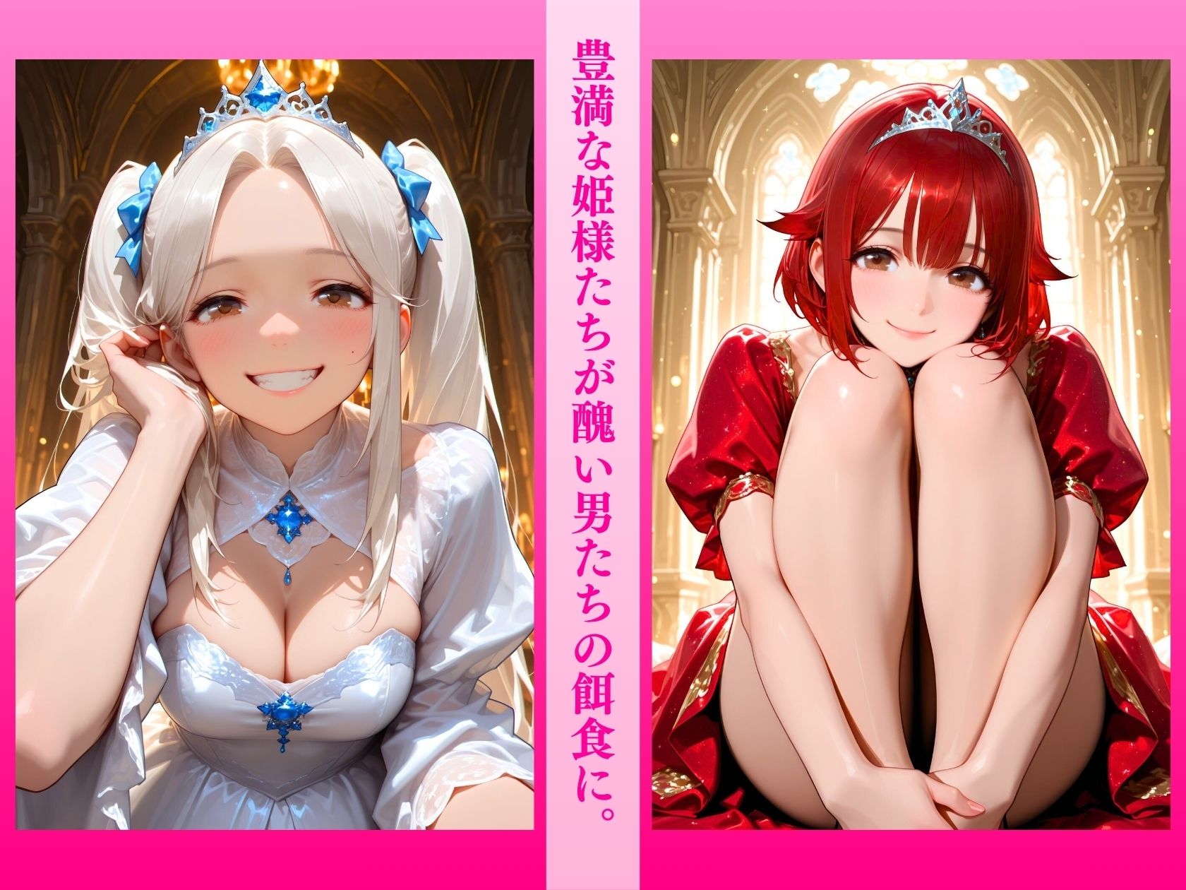 お姫様たちの処女献上〜弄ばれる豊満ボディ〜「これで国をお願いします」 - サンプル画像 1
