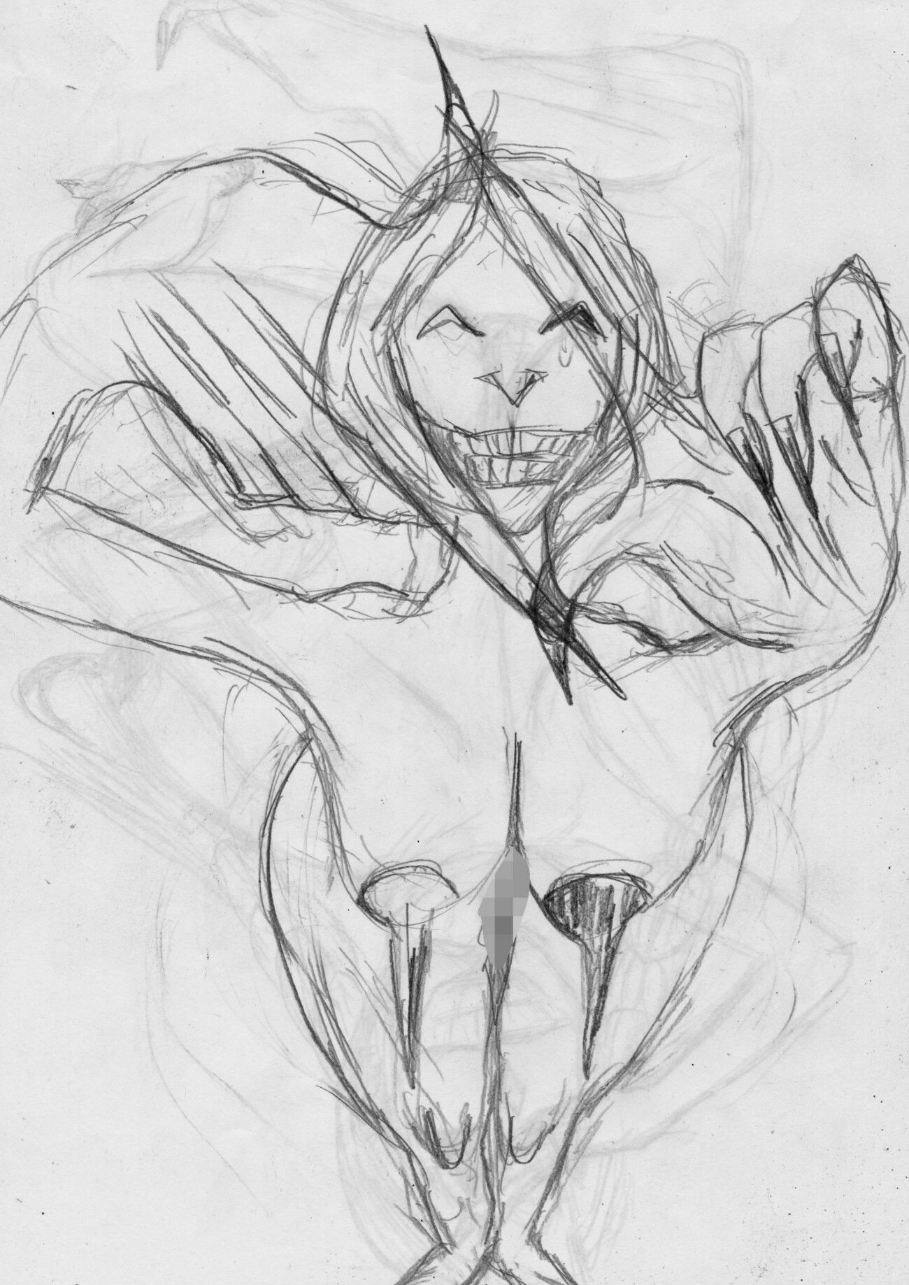 黒よりも黒いエロティックホラー黒戯絵集「マネキンポーズ10」 - サンプル画像 4
