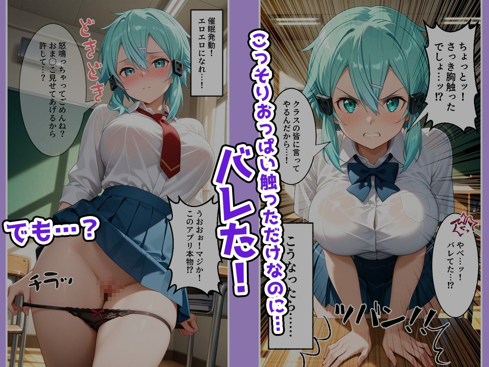 【SA〇編】クラスのヒロインを催●で全員ハーレム化計画【2話】 - サンプル画像 1