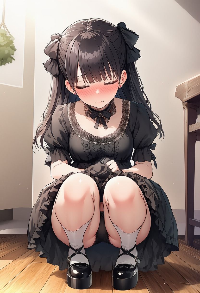ゴスロリちゃんのしゃがみパンティー（500枚分） - サンプル画像 10