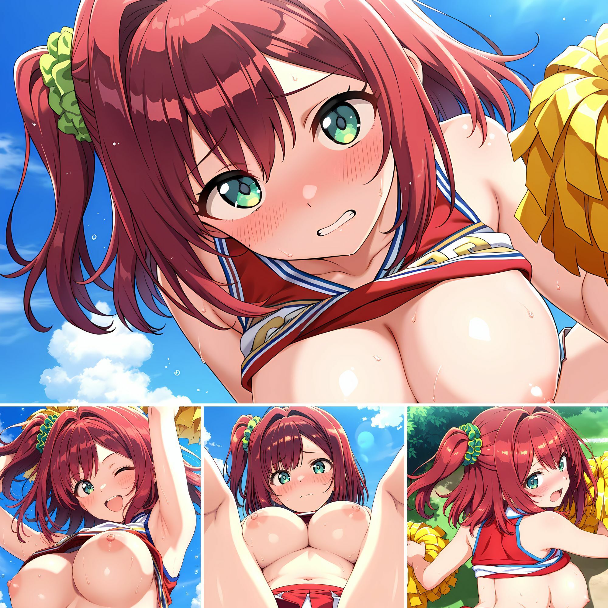 チアガールの応援CG集Vol.04 - サンプル画像 1