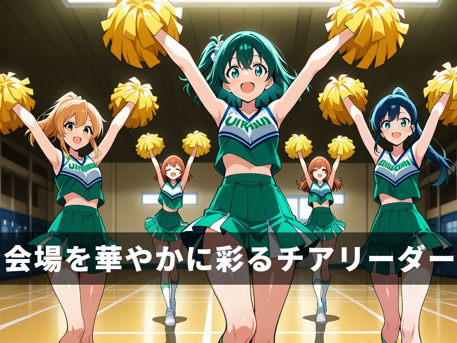 ヤリマンチアリーダーの1週間ハメまくり合宿 - サンプル画像 1