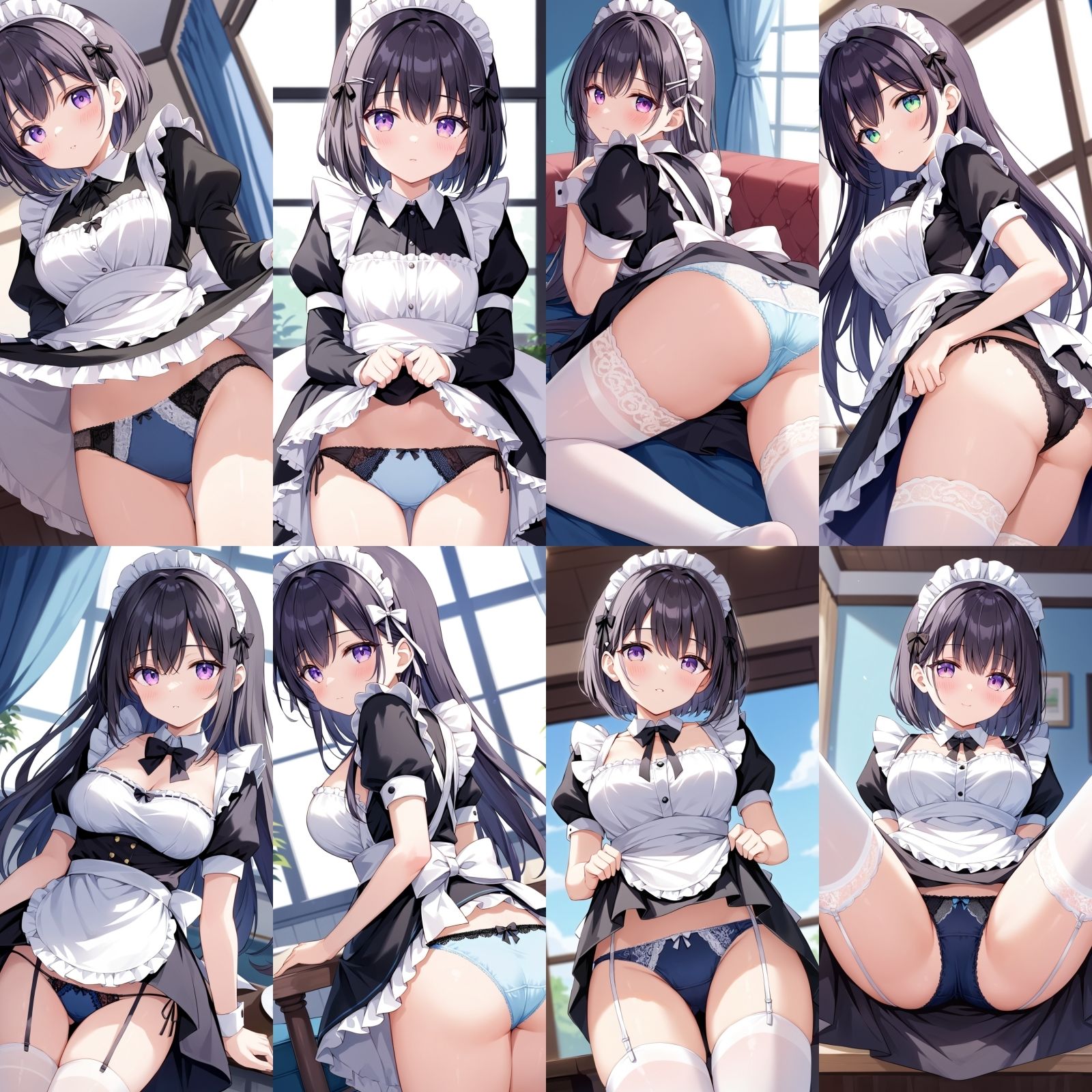ご奉仕清楚メイドにレースパンティーみせてもらいました【250枚】 - サンプル画像 6