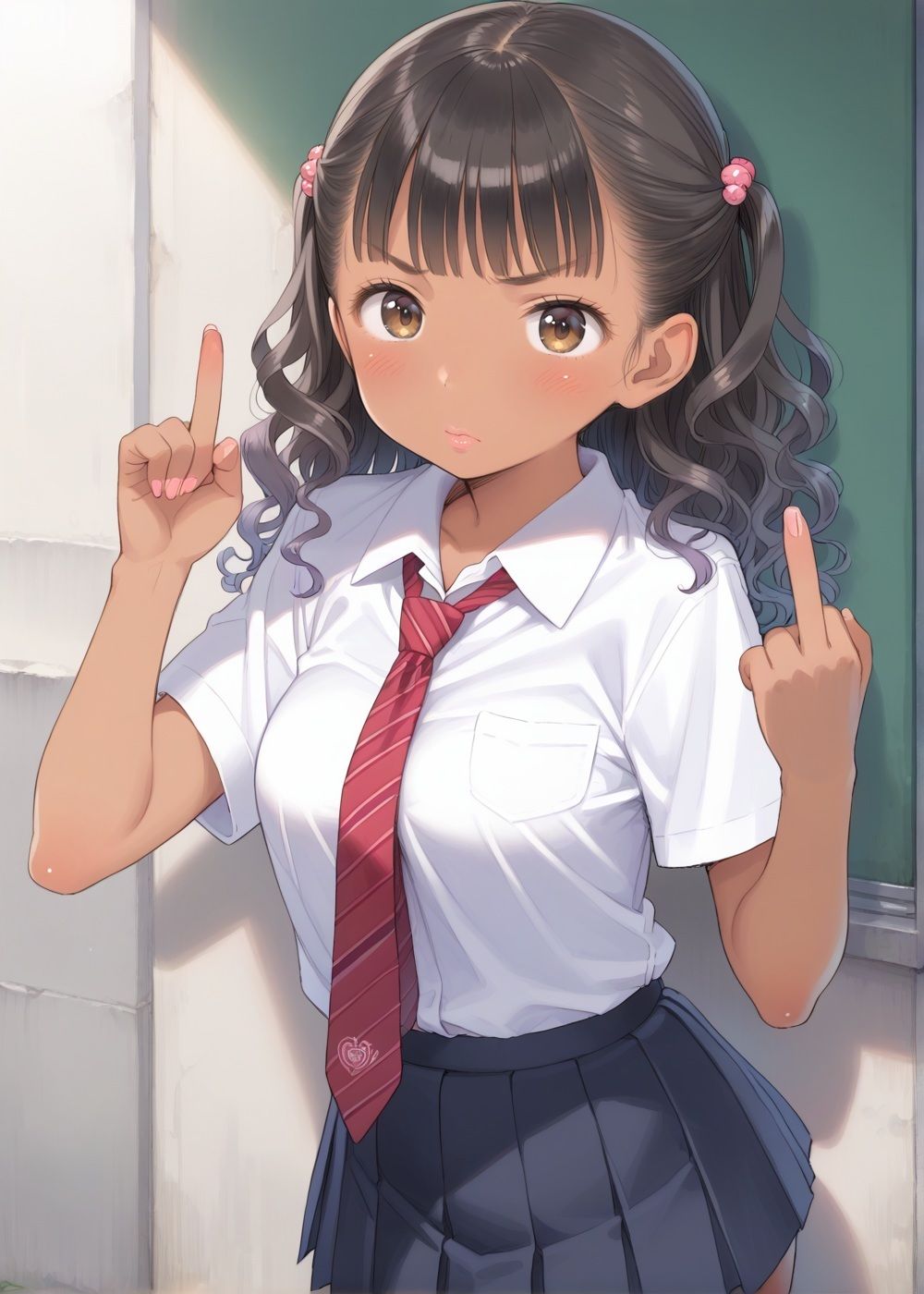 黒ギャルの弱みをにぎってわからせる話 - サンプル画像 1