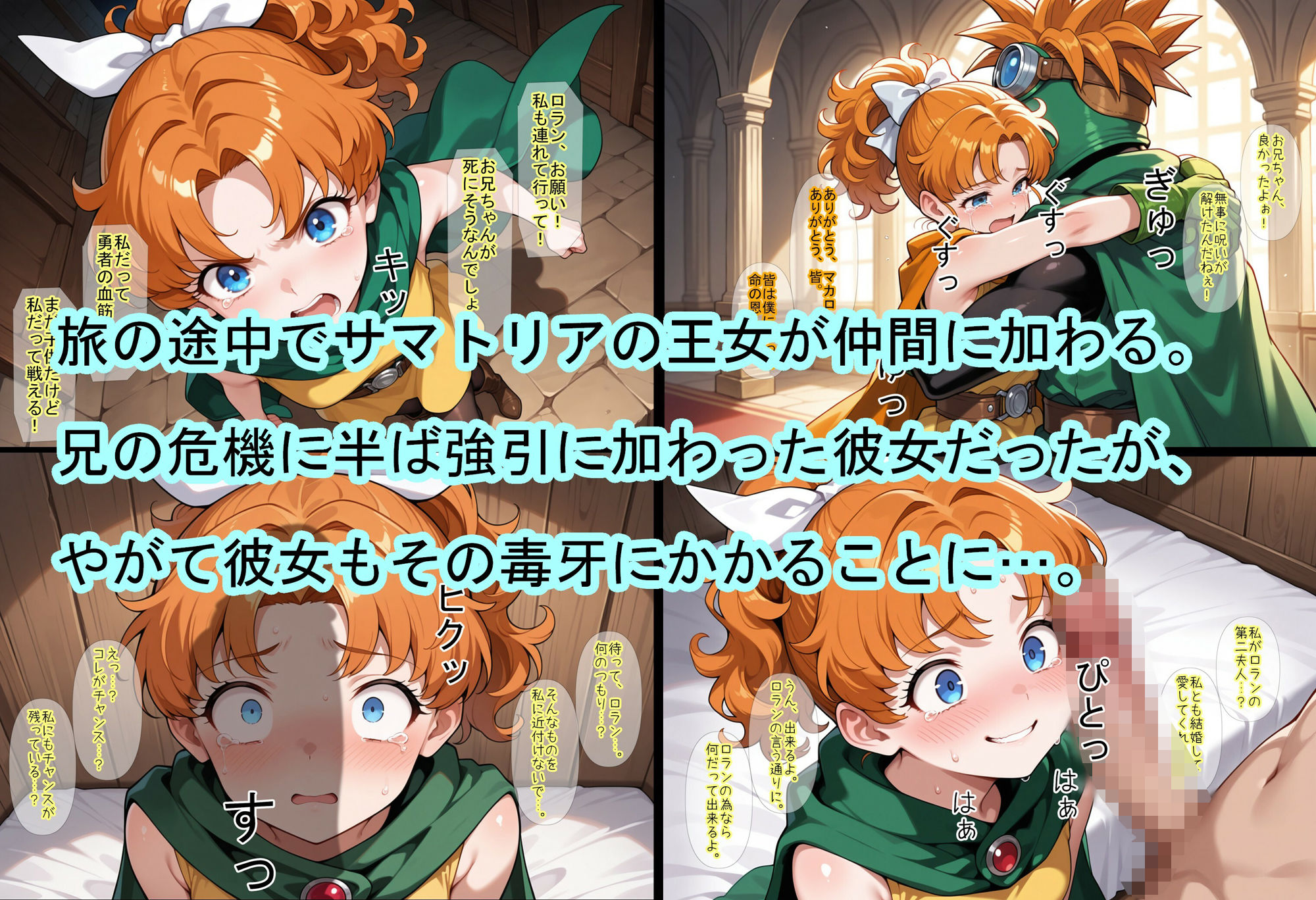 【ドラ〇エ2】ゆうべはおたのしみでしたね〜劣等感王子の王女堕とし〜 - サンプル画像 4