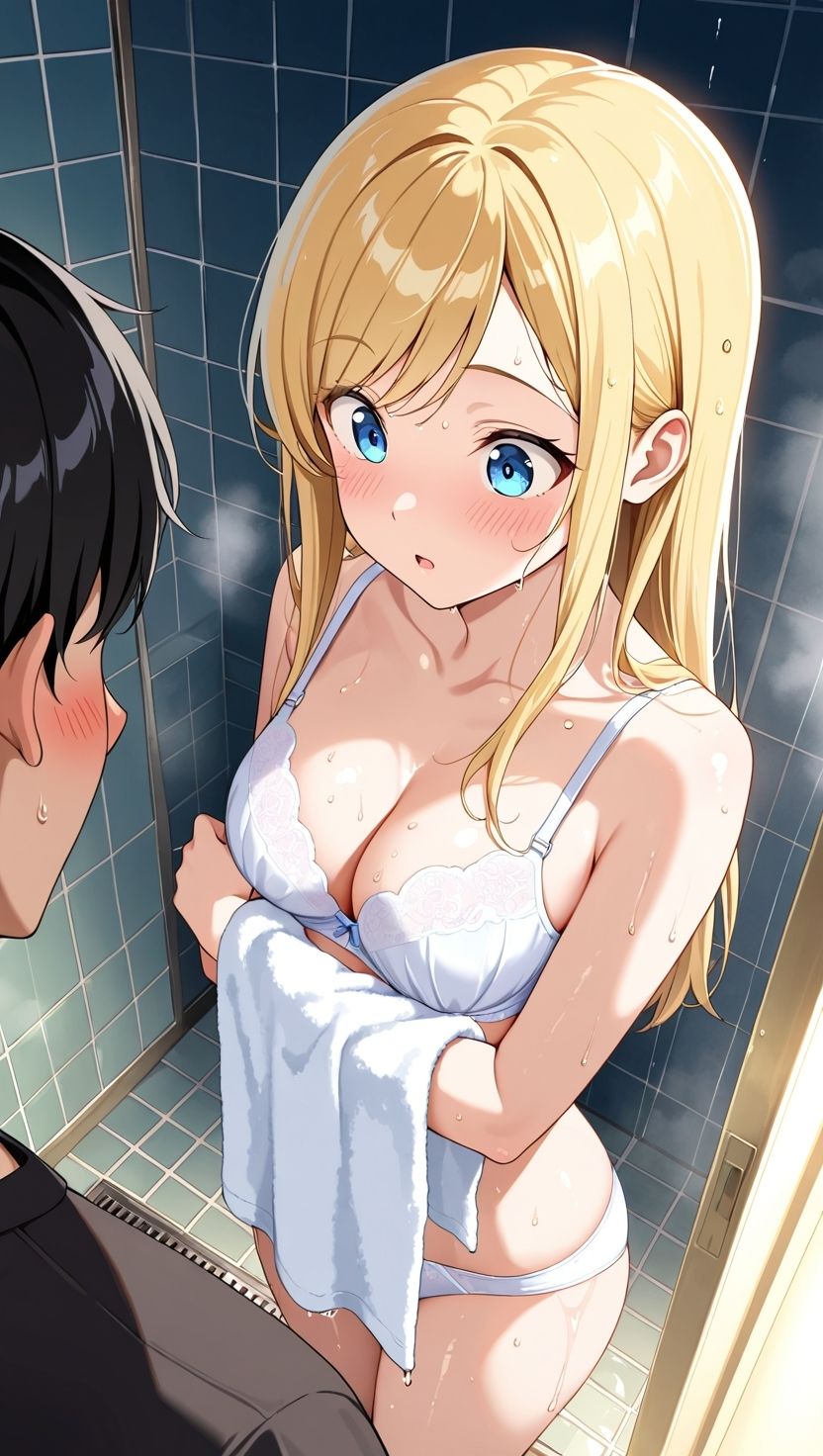 金髪ポニテ妹を3つの部屋で孕ませる夜 - サンプル画像 8