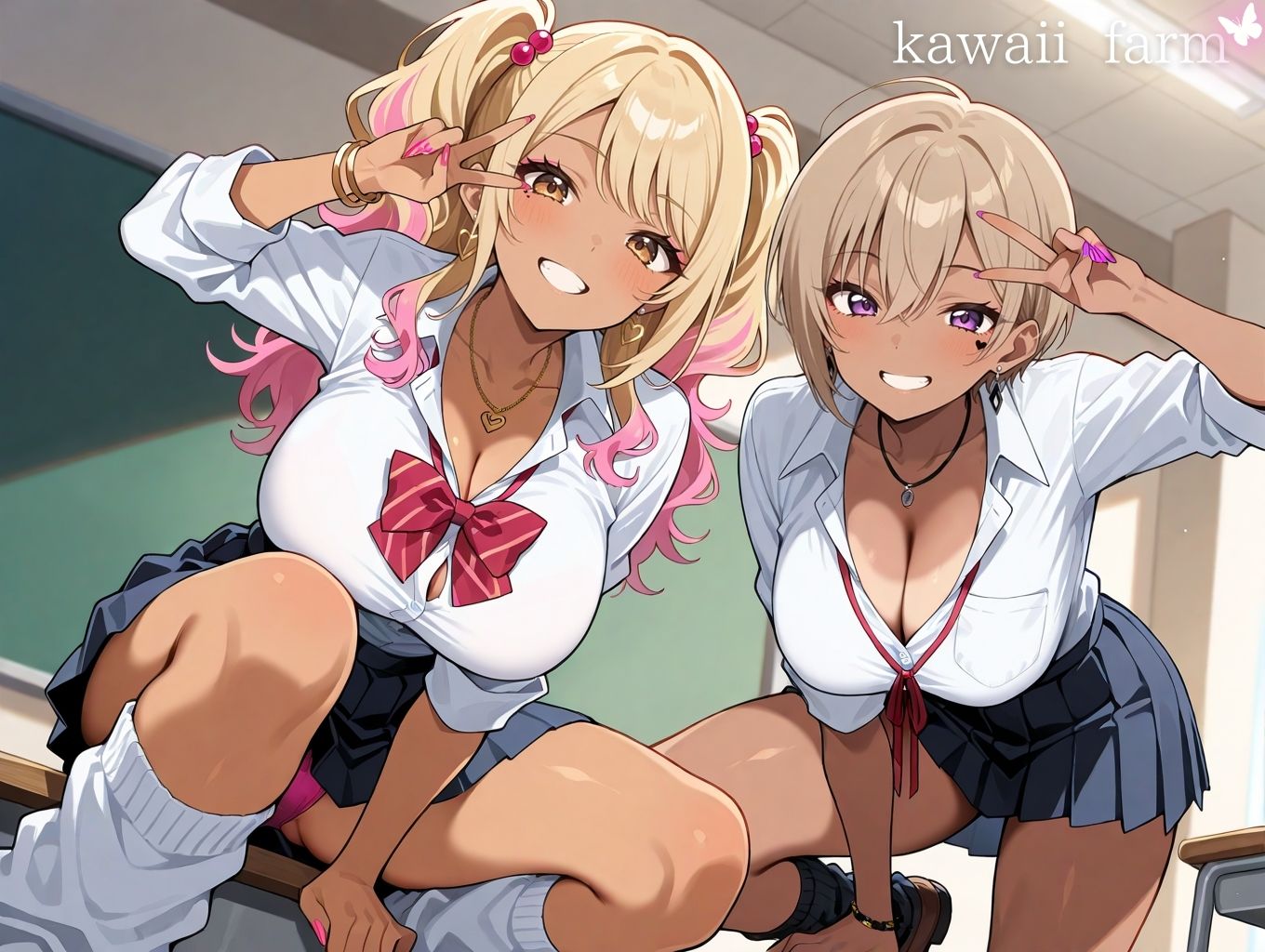 性欲まみれ 黒ギャル ver.2 - サンプル画像 5