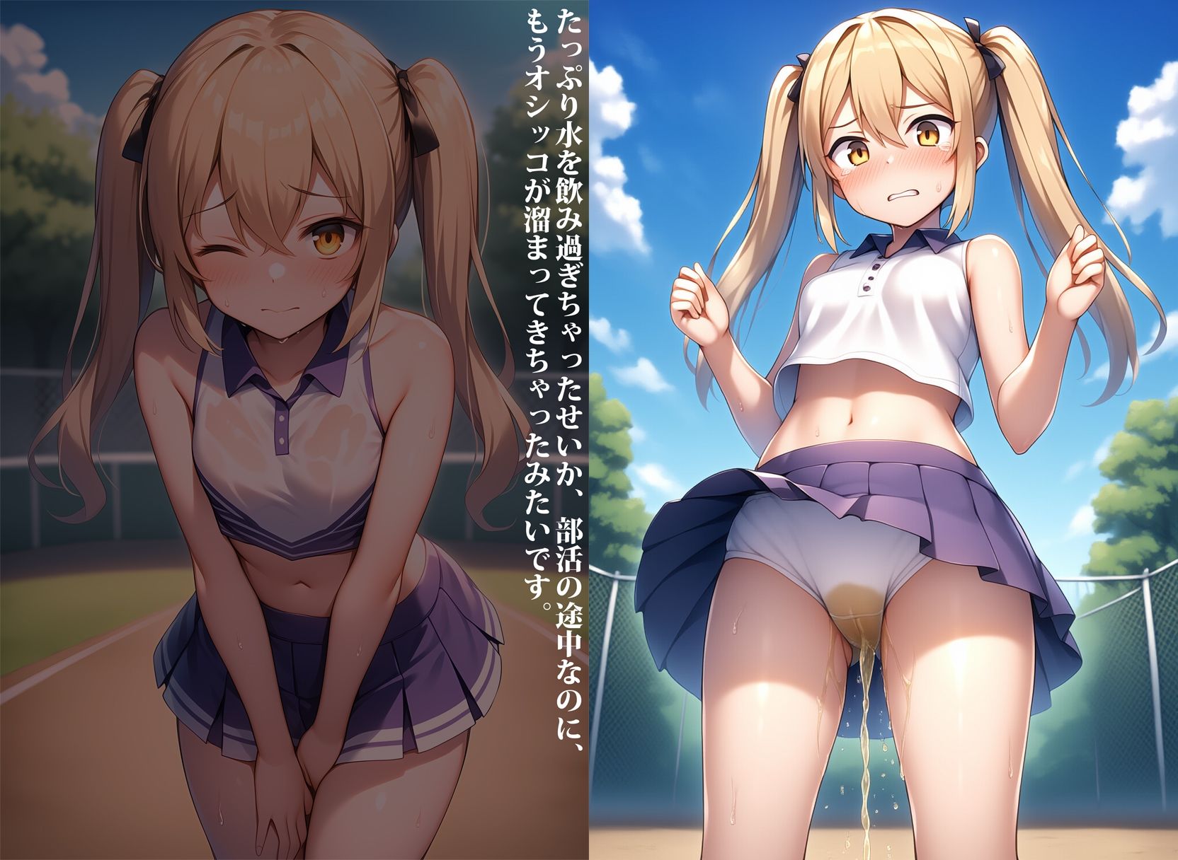 お漏らしチアガール育成計画 - サンプル画像 1