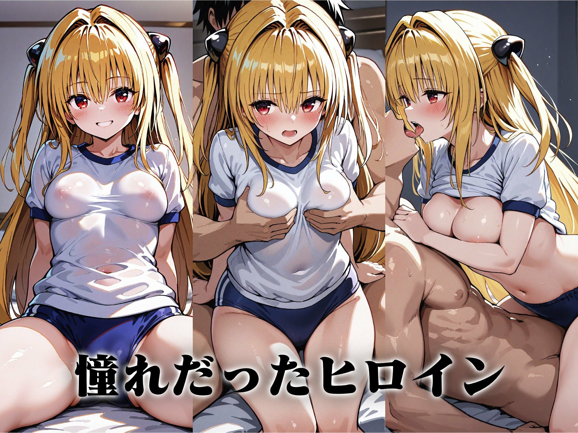 ヒロイン即えっち 金色●闇 ブルマ編 - サンプル画像 3