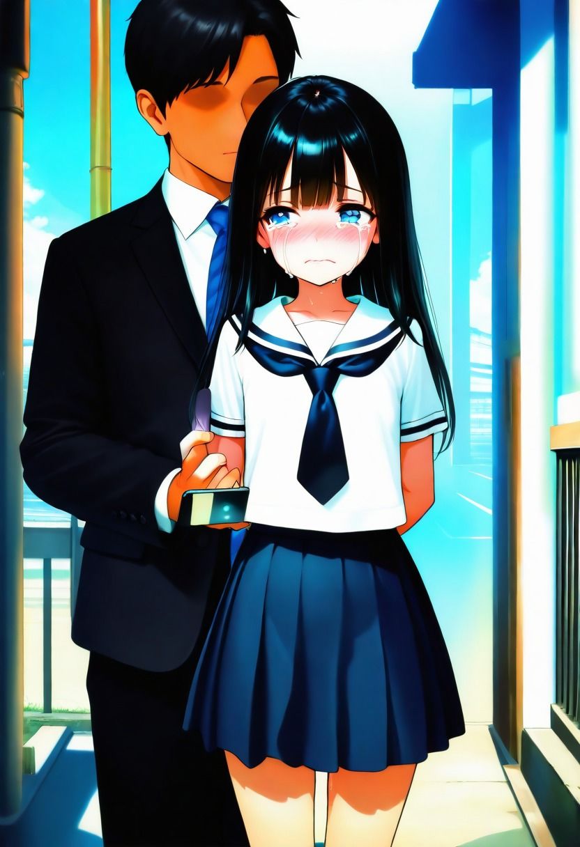 手足を縛られ、肉便器にされる女子校生 - サンプル画像 1