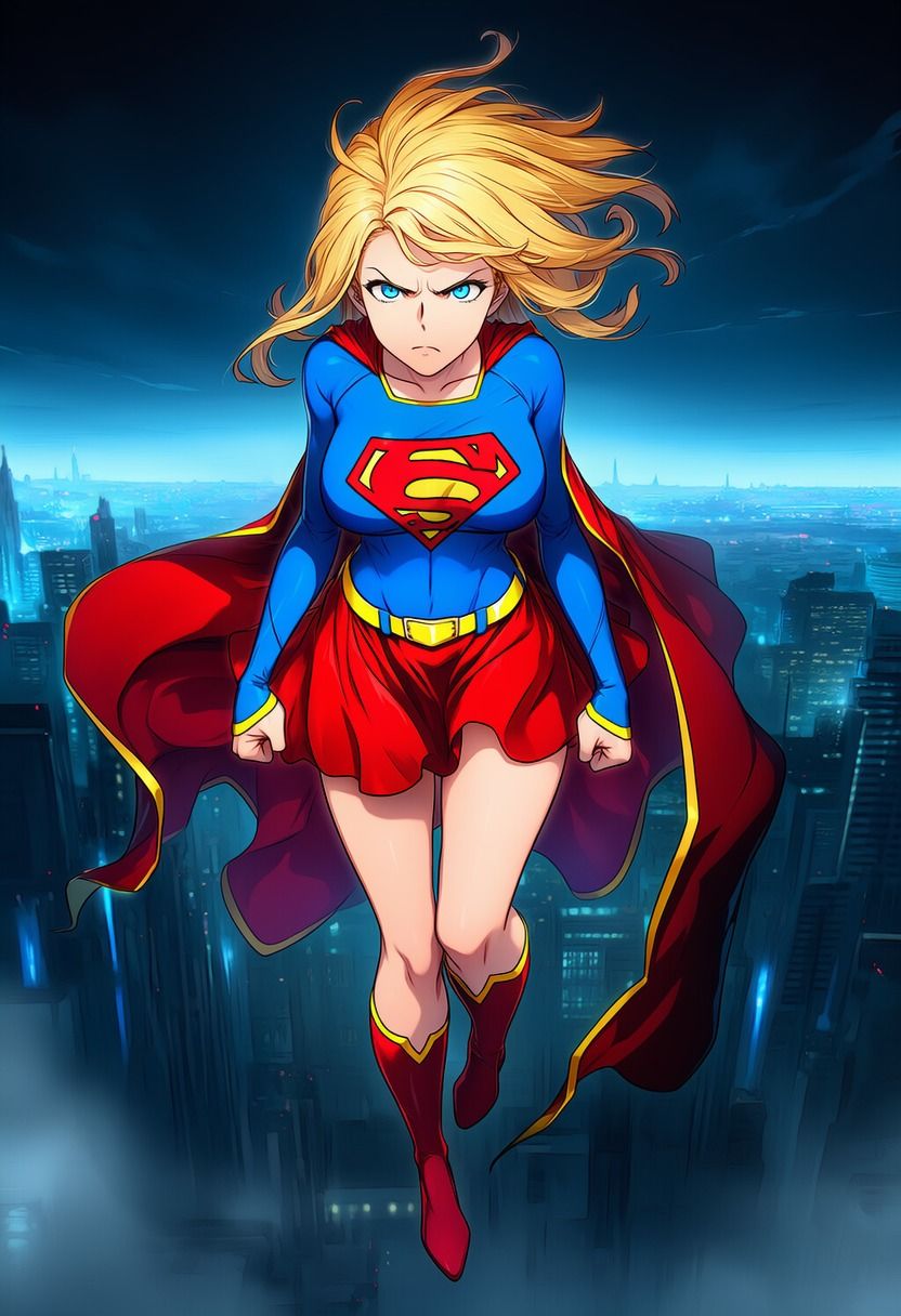 スーパ●ガール vs ぬるぬる触手 - サンプル画像 1