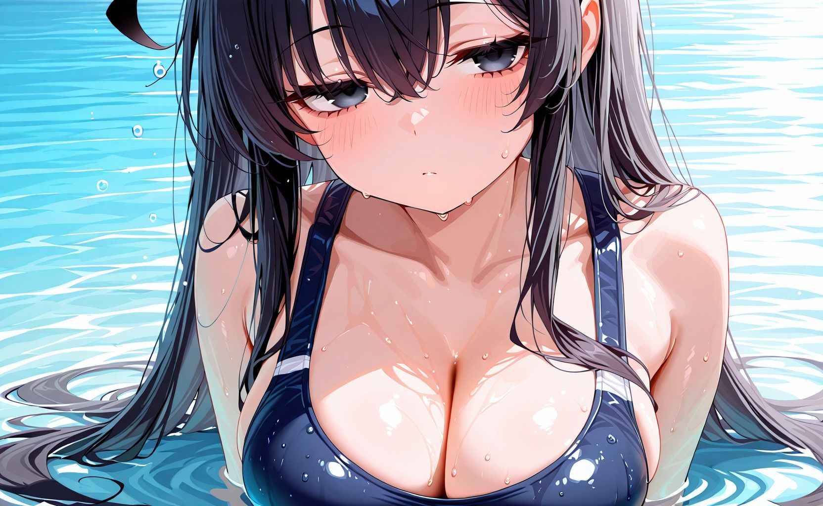 水泳部のアイドルは俺だけの肉便器 - サンプル画像 2