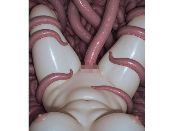 【実写風AI】女の子の身体で触手に襲われる体験