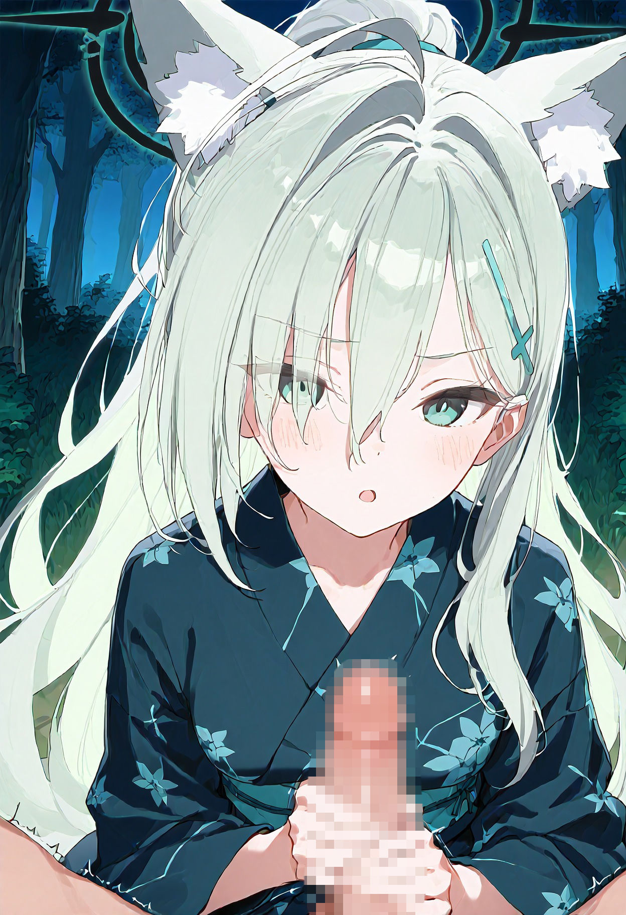 ブルー〇ーカイブ  ク〇コと浴衣えっち - サンプル画像 2