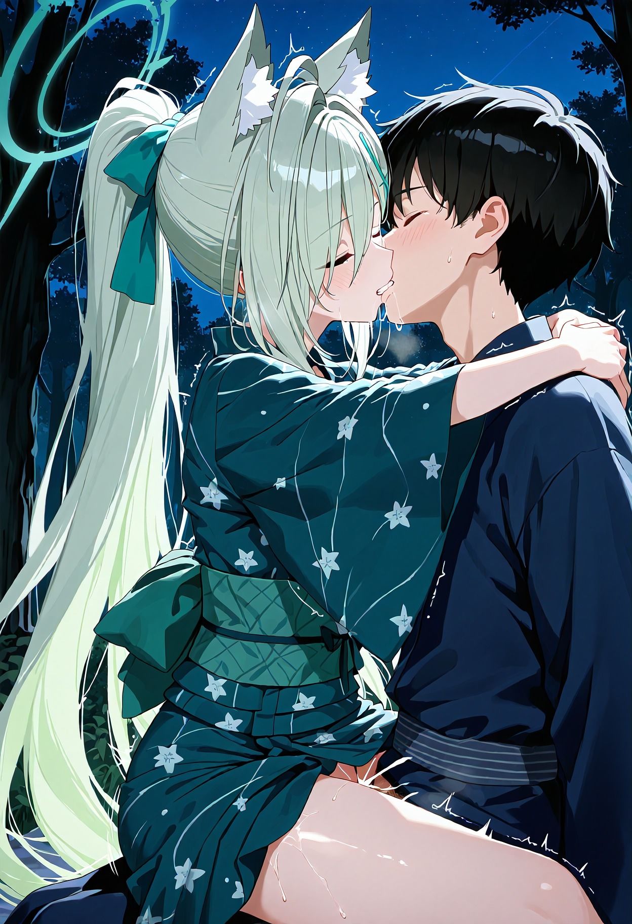 ブルー〇ーカイブ  ク〇コと浴衣えっち - サンプル画像 5