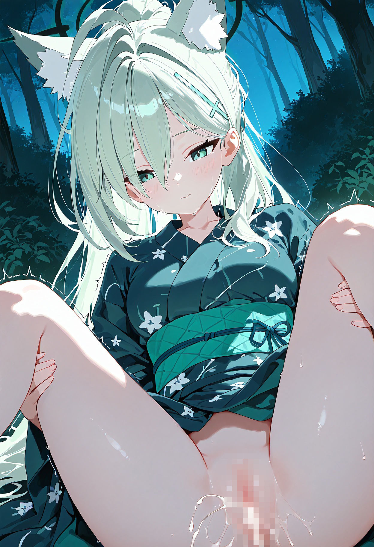 ブルー〇ーカイブ  ク〇コと浴衣えっち - サンプル画像 10