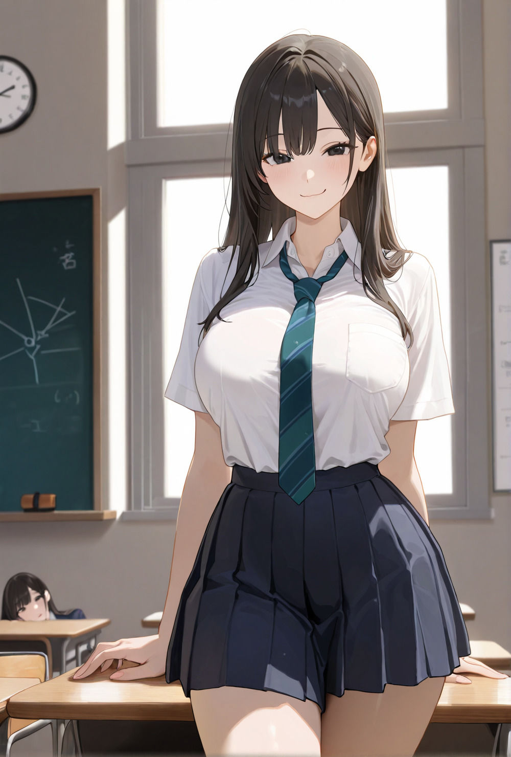 担任教師と校内生ハメイケナイ2人の性行為 - サンプル画像 3