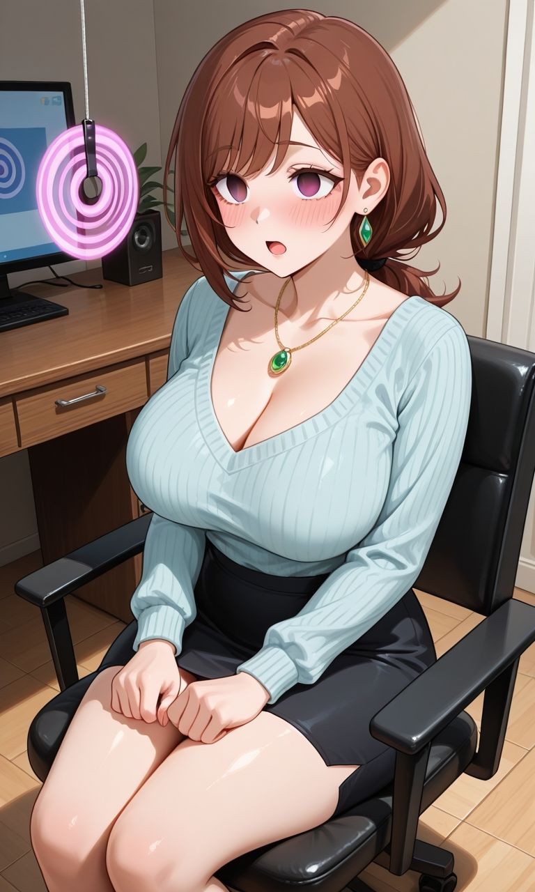 催コレNo.3 椅子に座った状態で催●を受ける巨乳人妻【250枚】 - サンプル画像 5