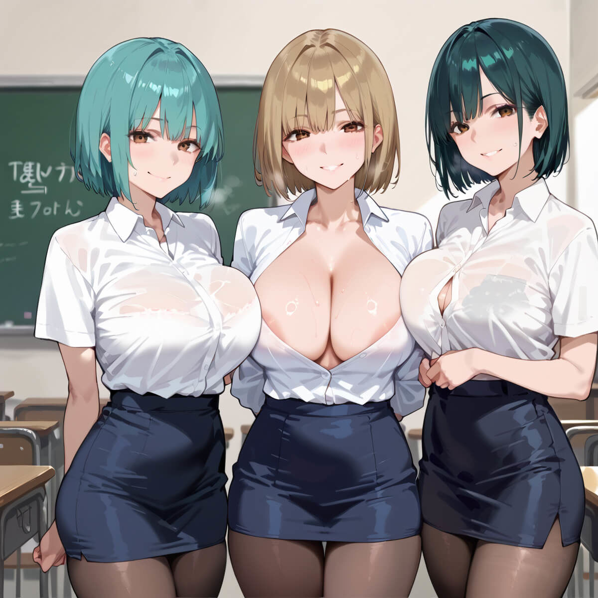 【PART1】教え子の視線に気づいた先生に放課後呼び出された - サンプル画像 3