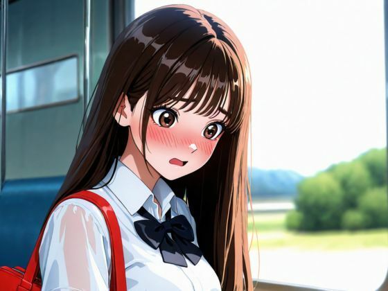 【電車レ〇プ】女子校生ツルマン - サンプル画像 1