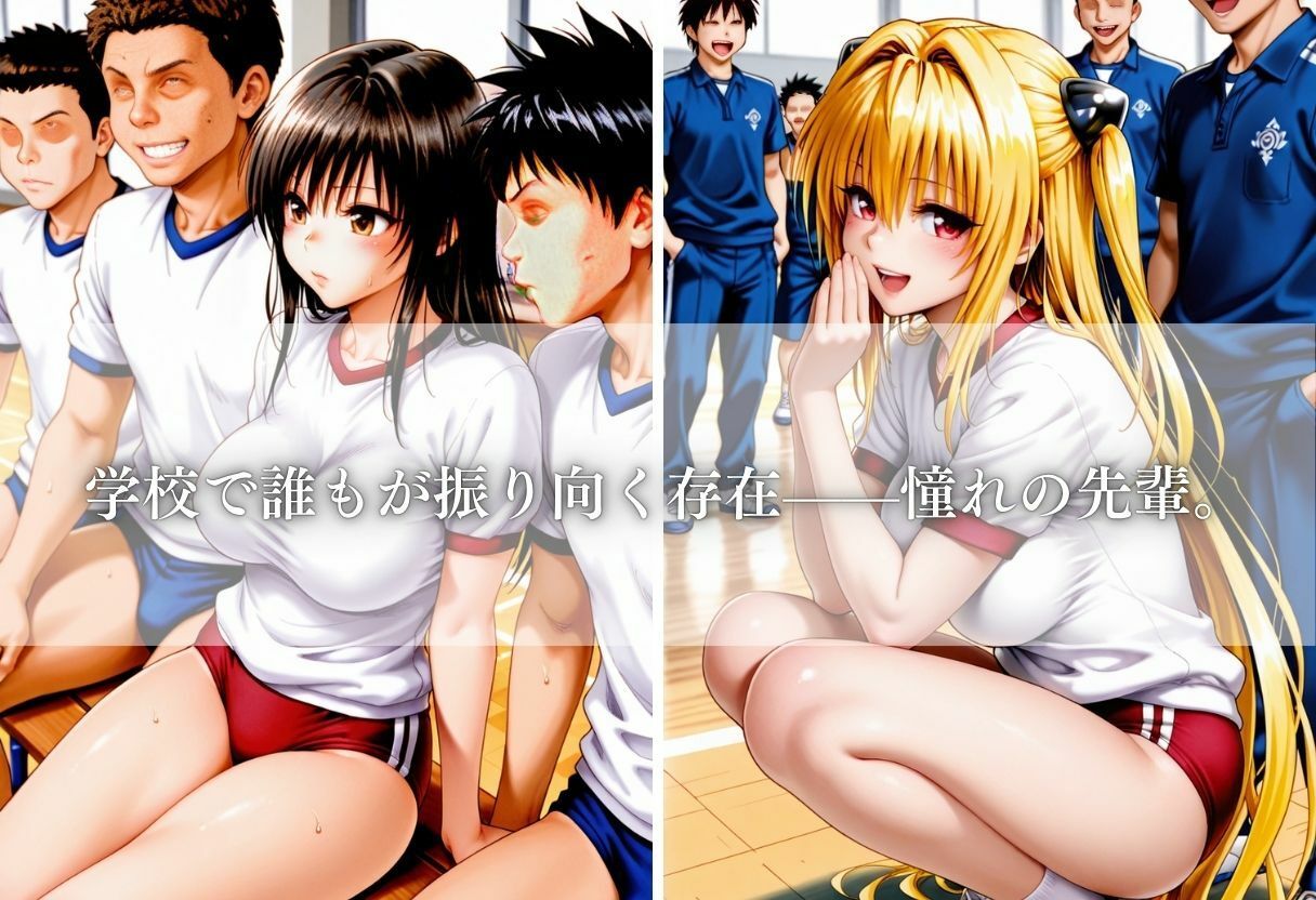 憧れの巨乳な先輩と乱れまくる話〜vol.2〜 - サンプル画像 1