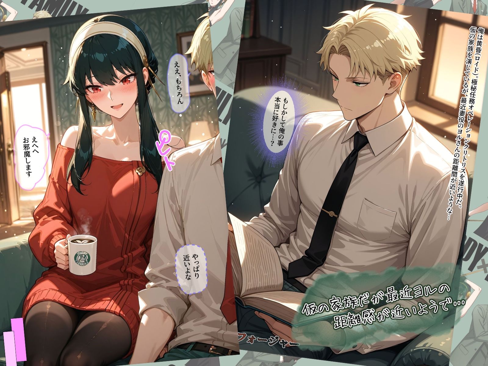 エロ同人版スパイファミリー - サンプル画像 1