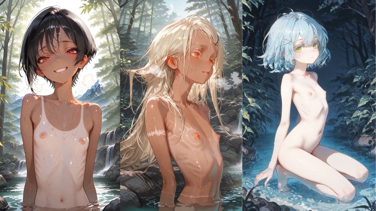 夏、川辺のひめごと - サンプル画像 1