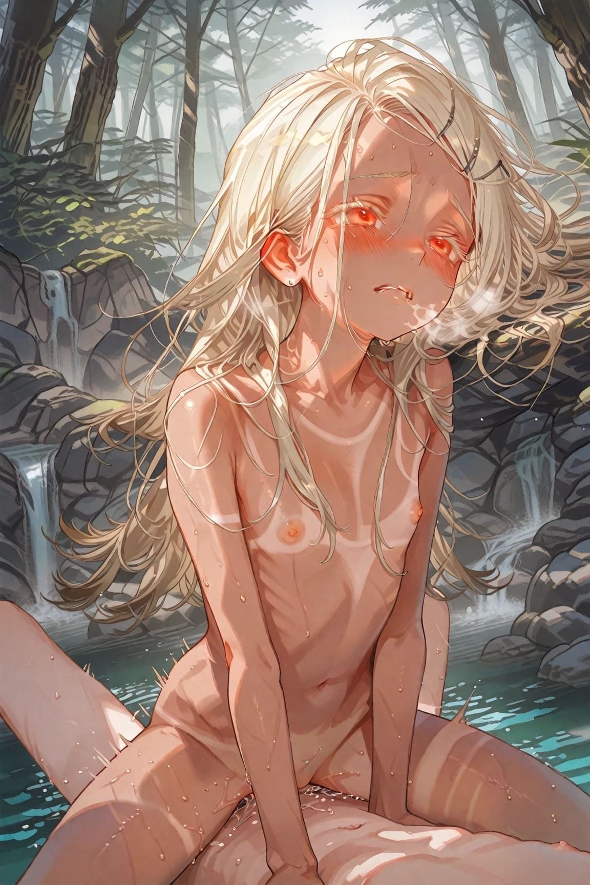 夏、川辺のひめごと - サンプル画像 2