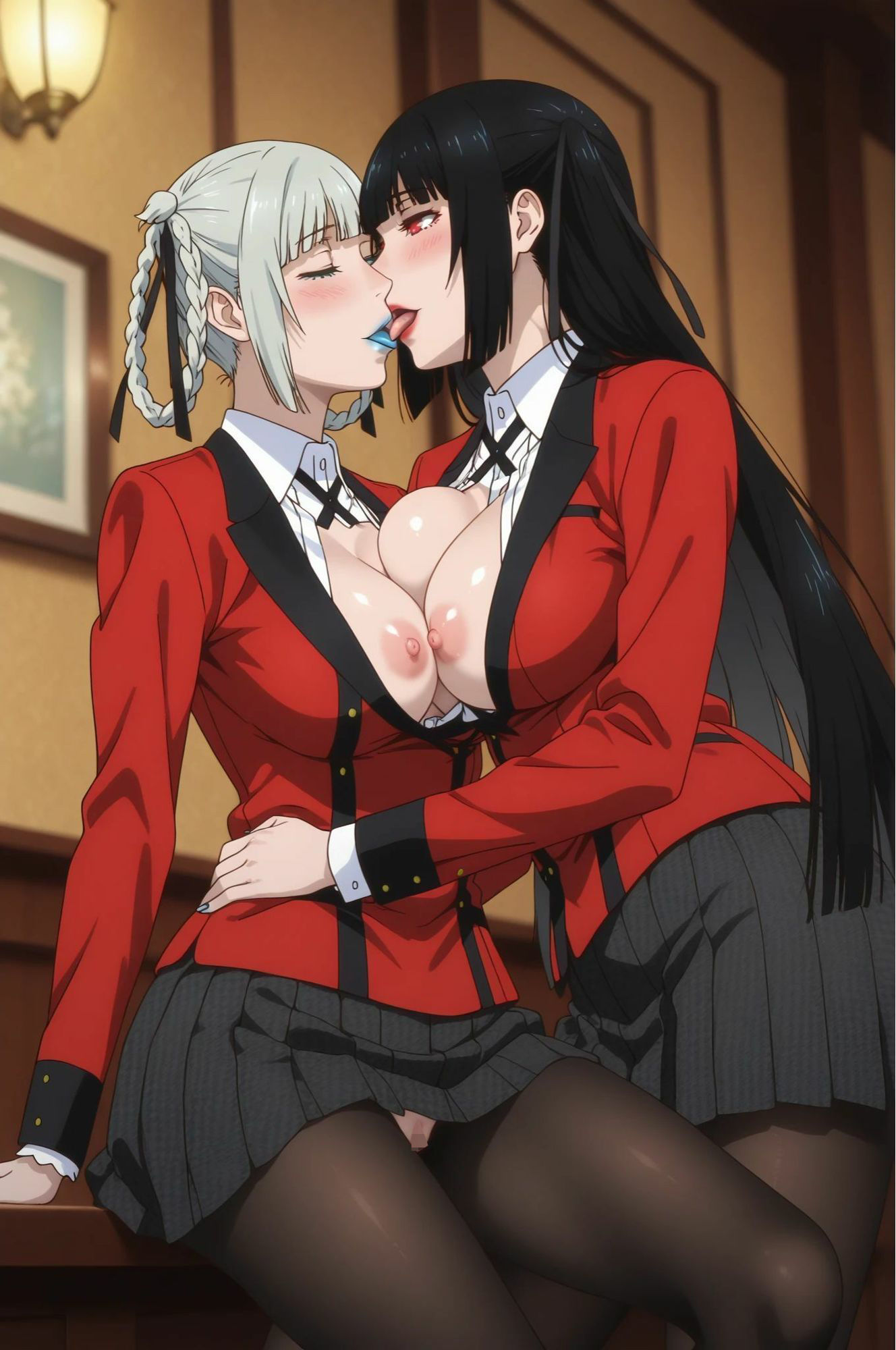 欲望に溺れる女たち〜賭〇グルイ総集編  500枚 - サンプル画像 1