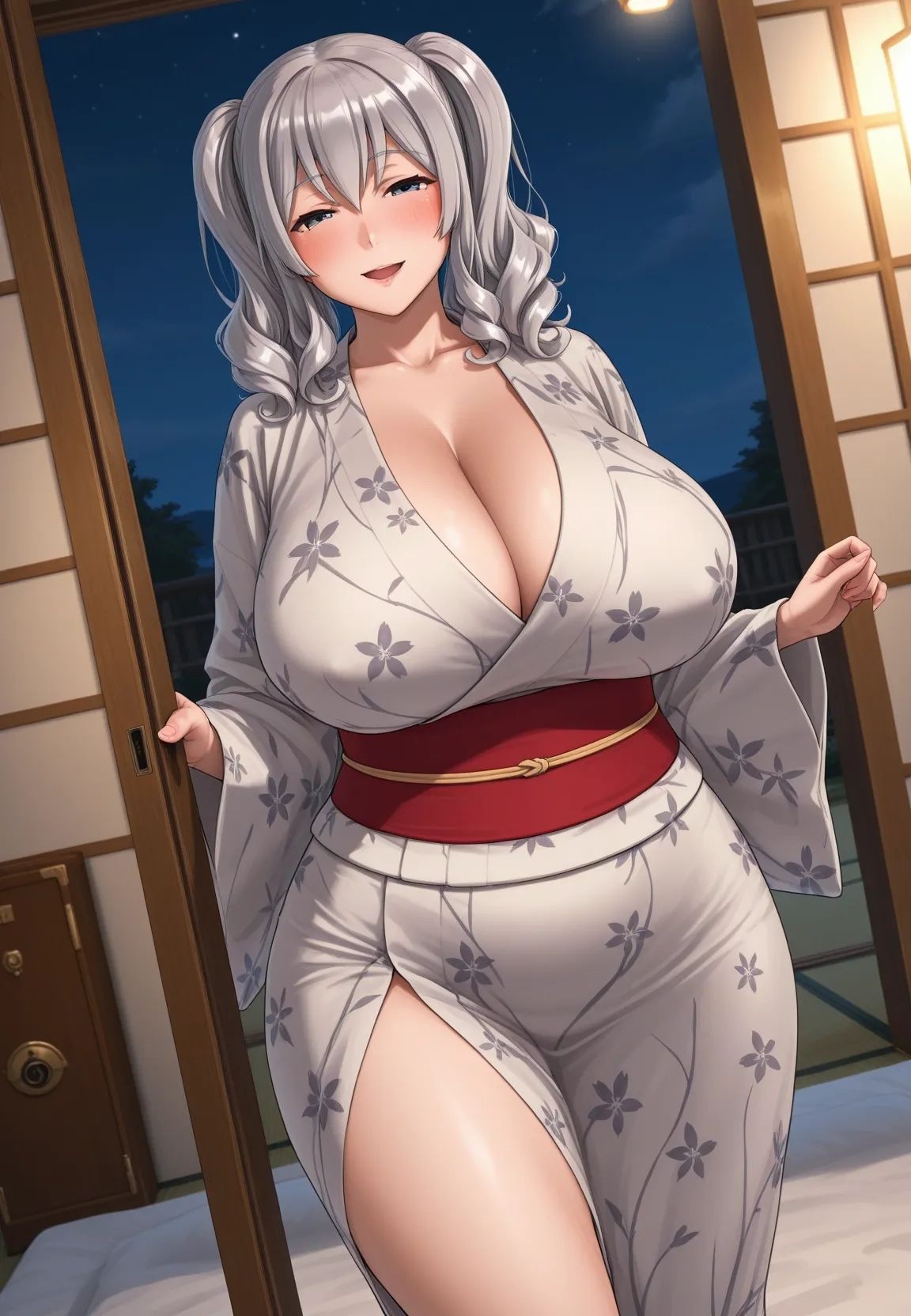 ムチムチな艦〇とお泊りえっち  鹿島 - サンプル画像 1