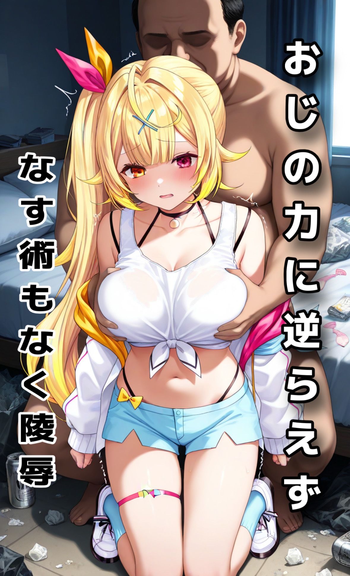 「おじさんキモいんだけど…」星川◯ラが大っ嫌いなおじに無責任中出しされ孕み袋になる話 - サンプル画像 2