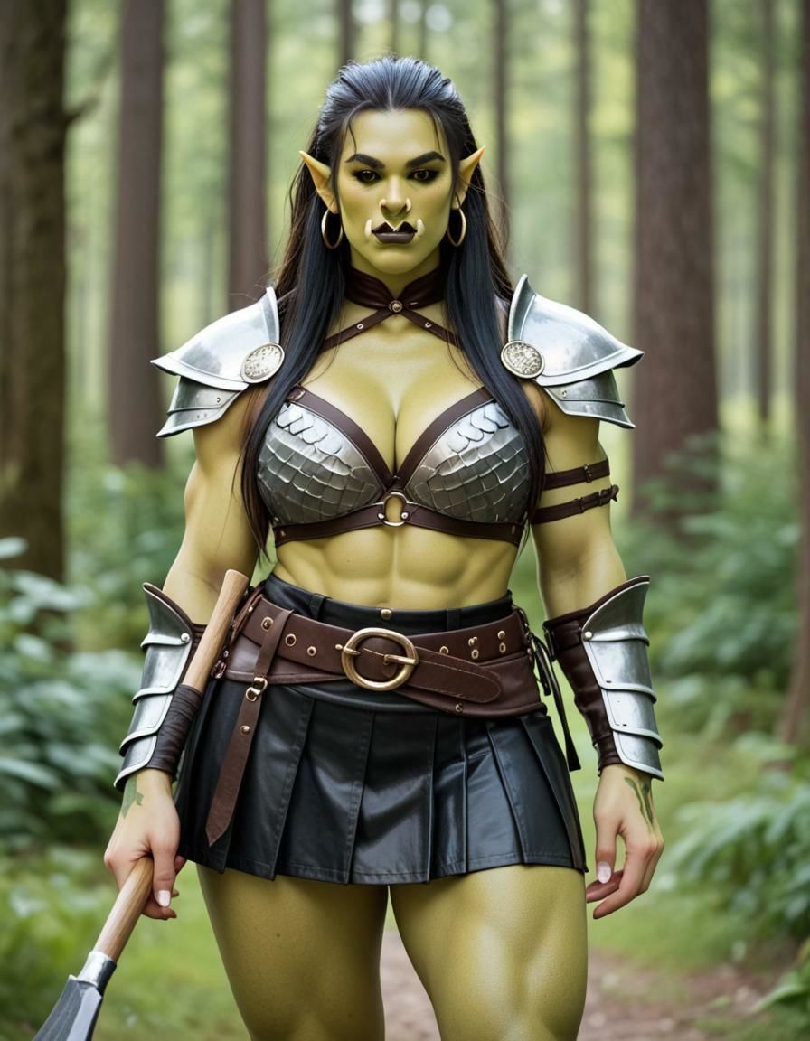 オーガの娘（403枚）【実写系AI超リアルCG集EX】 - サンプル画像 2