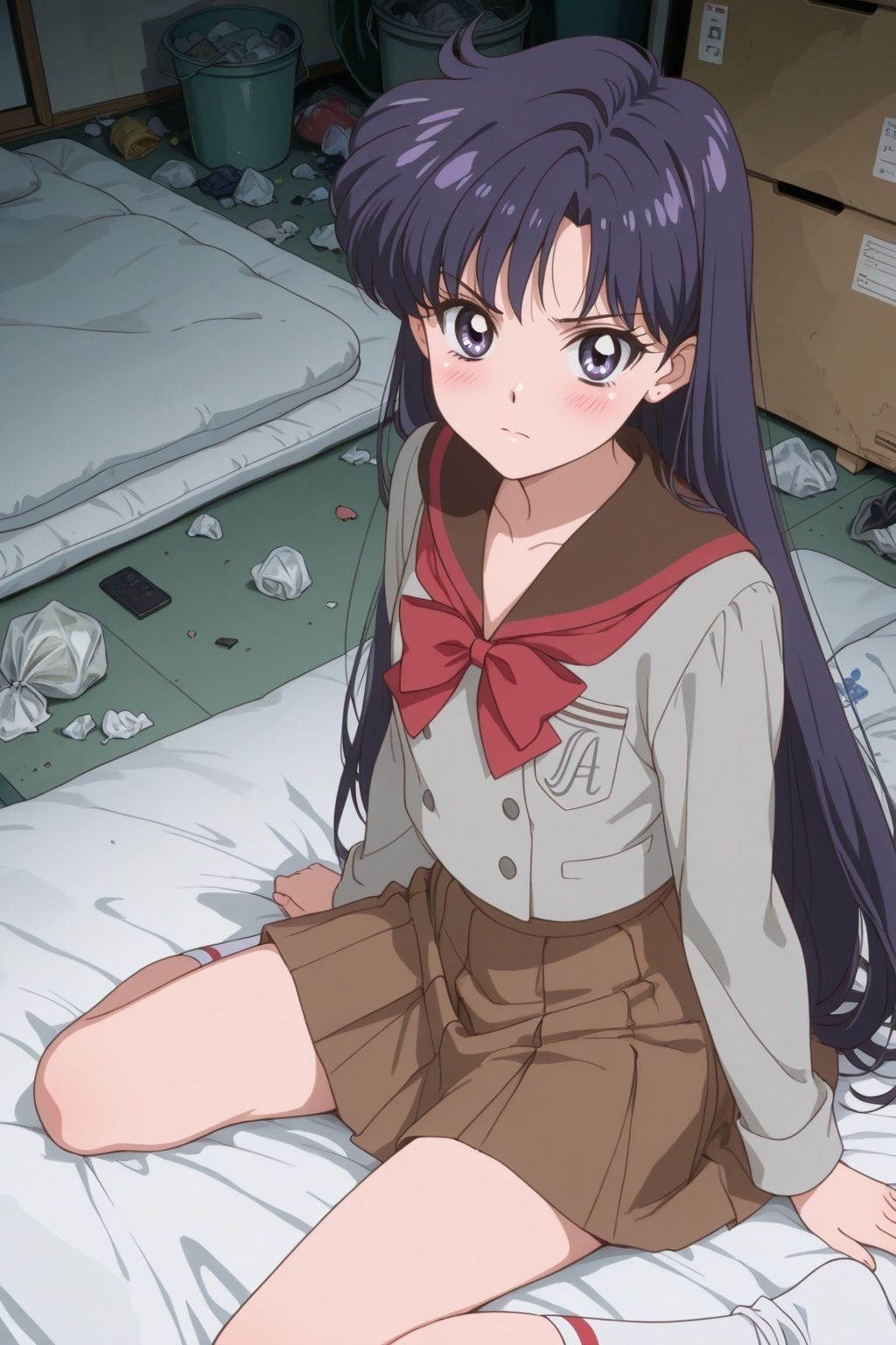 汚部屋に監禁され何度も種付けされて セー●ーマーズ 火野れい - サンプル画像 2