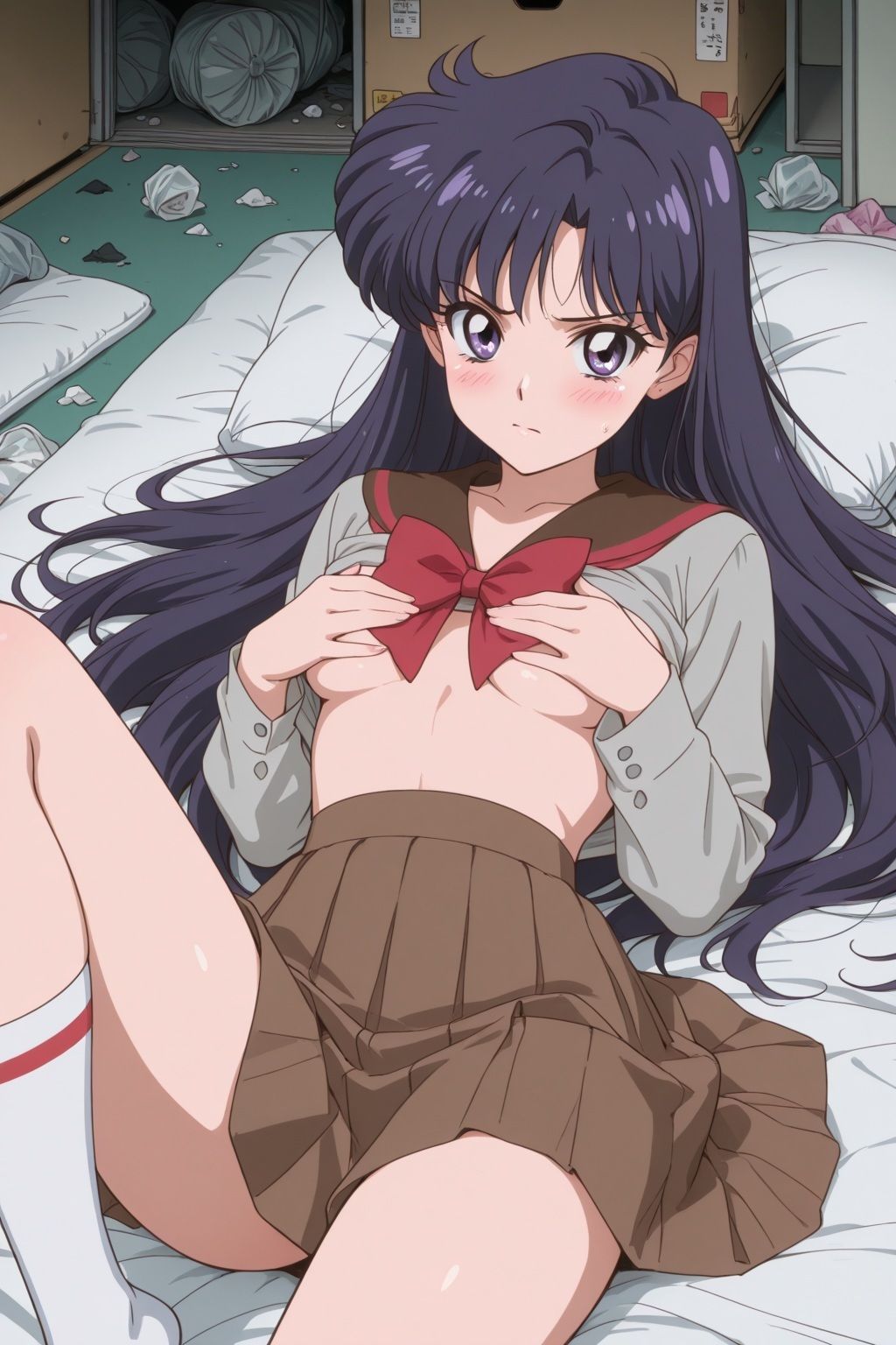 汚部屋に監禁され何度も種付けされて セー●ーマーズ 火野れい - サンプル画像 4