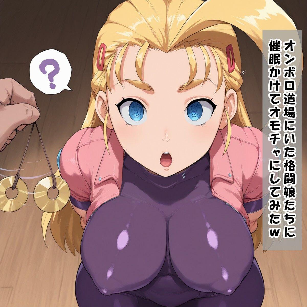 オンボロ道場にいた格闘娘たちに催●かけてオモチャにしてみたw（史上最〇の弟子ケ〇イチ） - サンプル画像 1