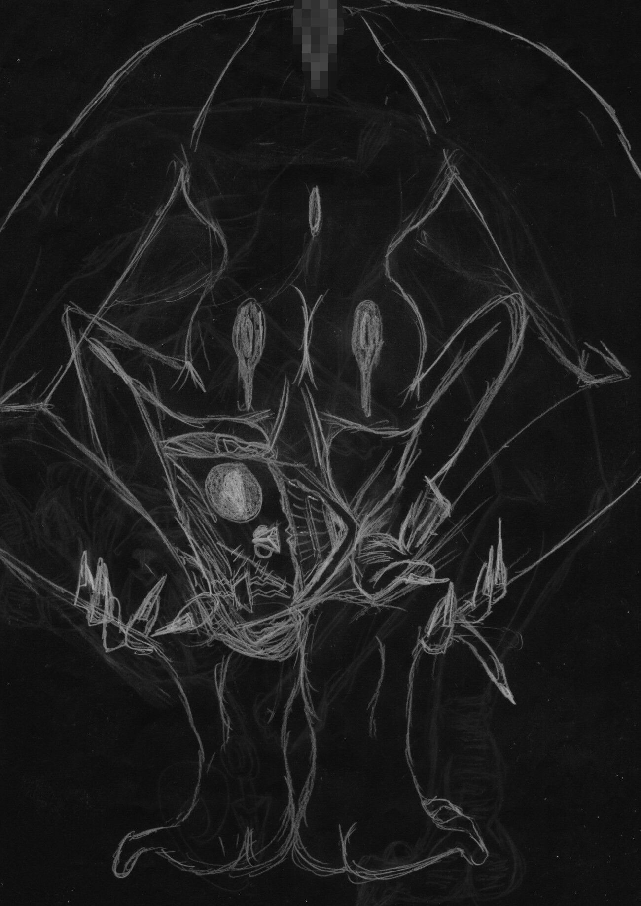 黒よりも黒いエロティックホラー黒戯絵集「マネキンポーズ11」 - サンプル画像 5