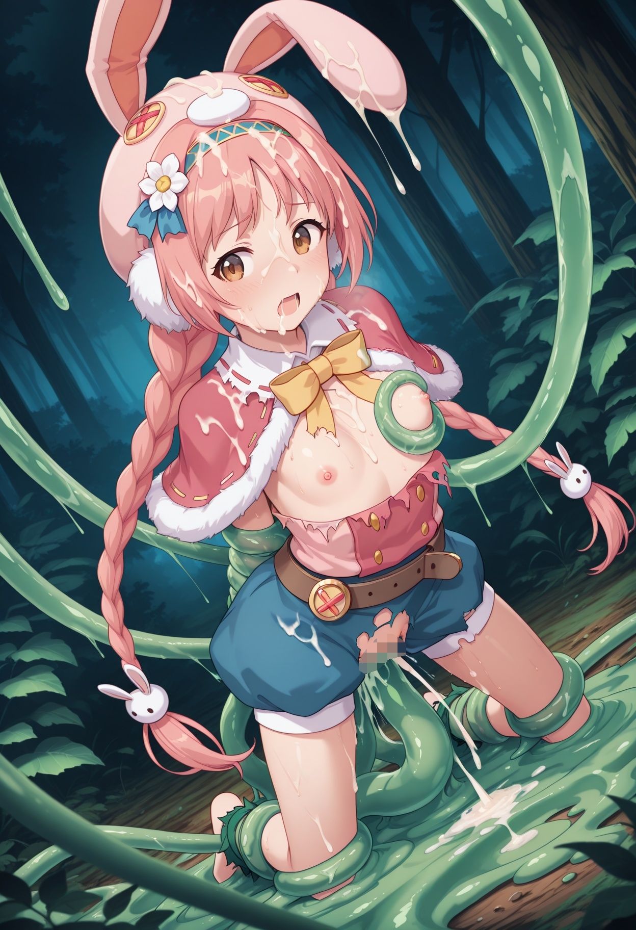 姫結兎耳触手陥落 - サンプル画像 2