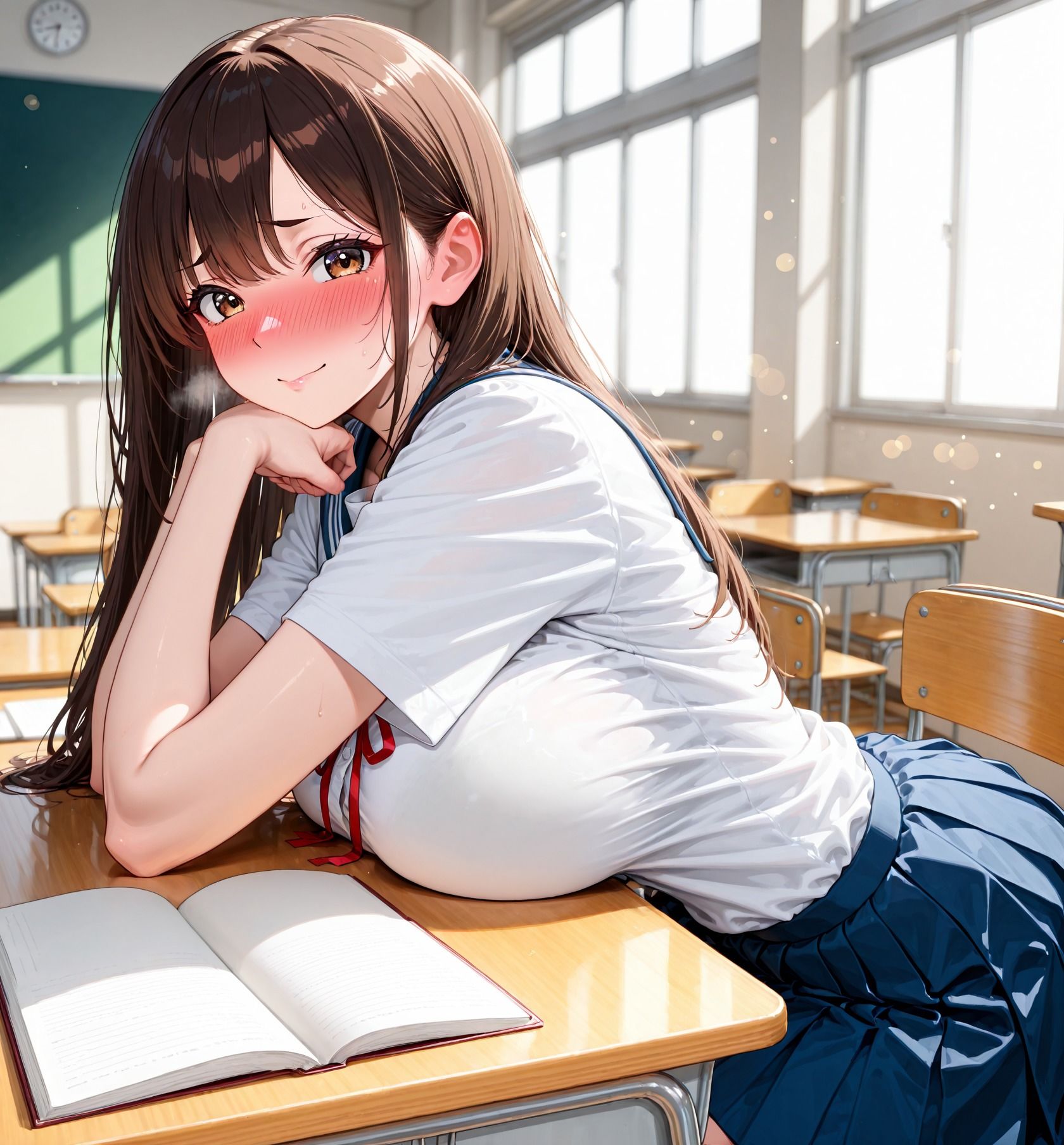 先生ッ エッチな授業教えて？生徒〇人とイケナイ関係 - サンプル画像 1