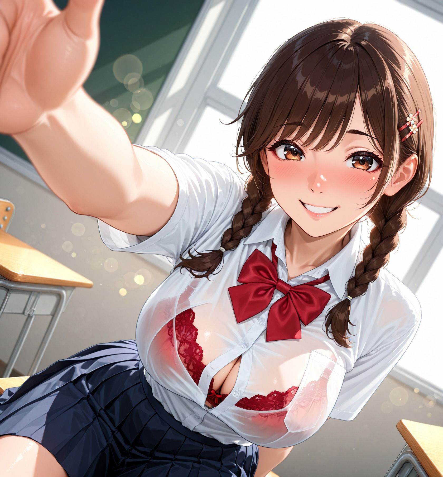 先生ッ エッチな授業教えて？生徒〇人とイケナイ関係 - サンプル画像 4