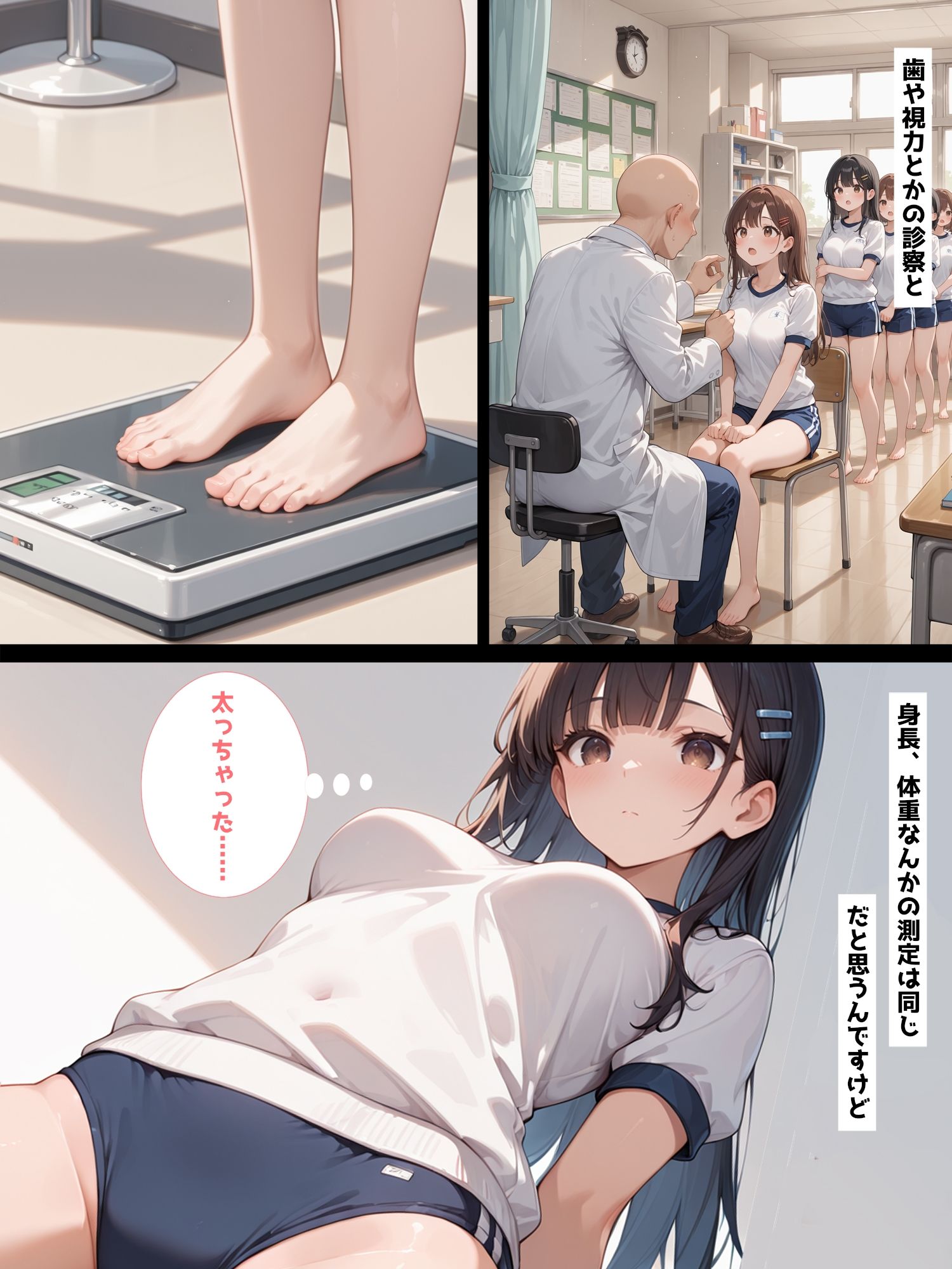 性教育学園X やりまくり！健康診断編1 vol.48【セリフ入有】 - サンプル画像 3