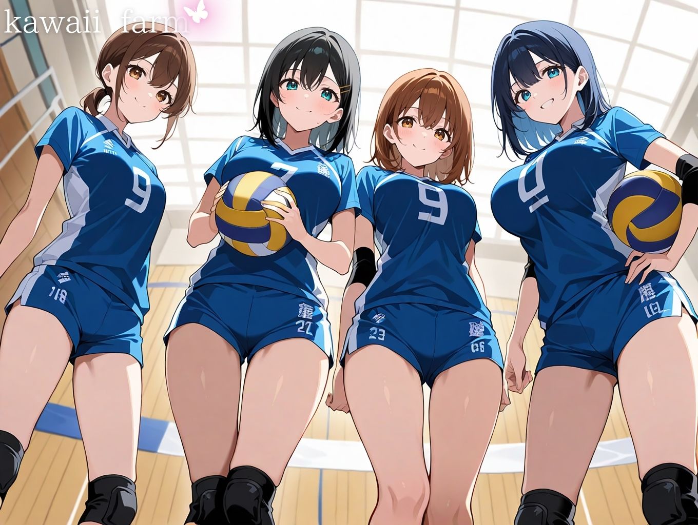 性欲まみれ バレー部ver. - サンプル画像 1