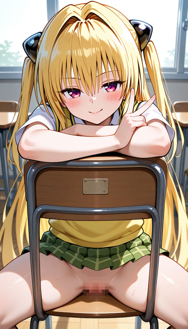 前の席のあの娘がすごいノーパンアピールしてくるラ〇＆ヤ〇編 - サンプル画像 5