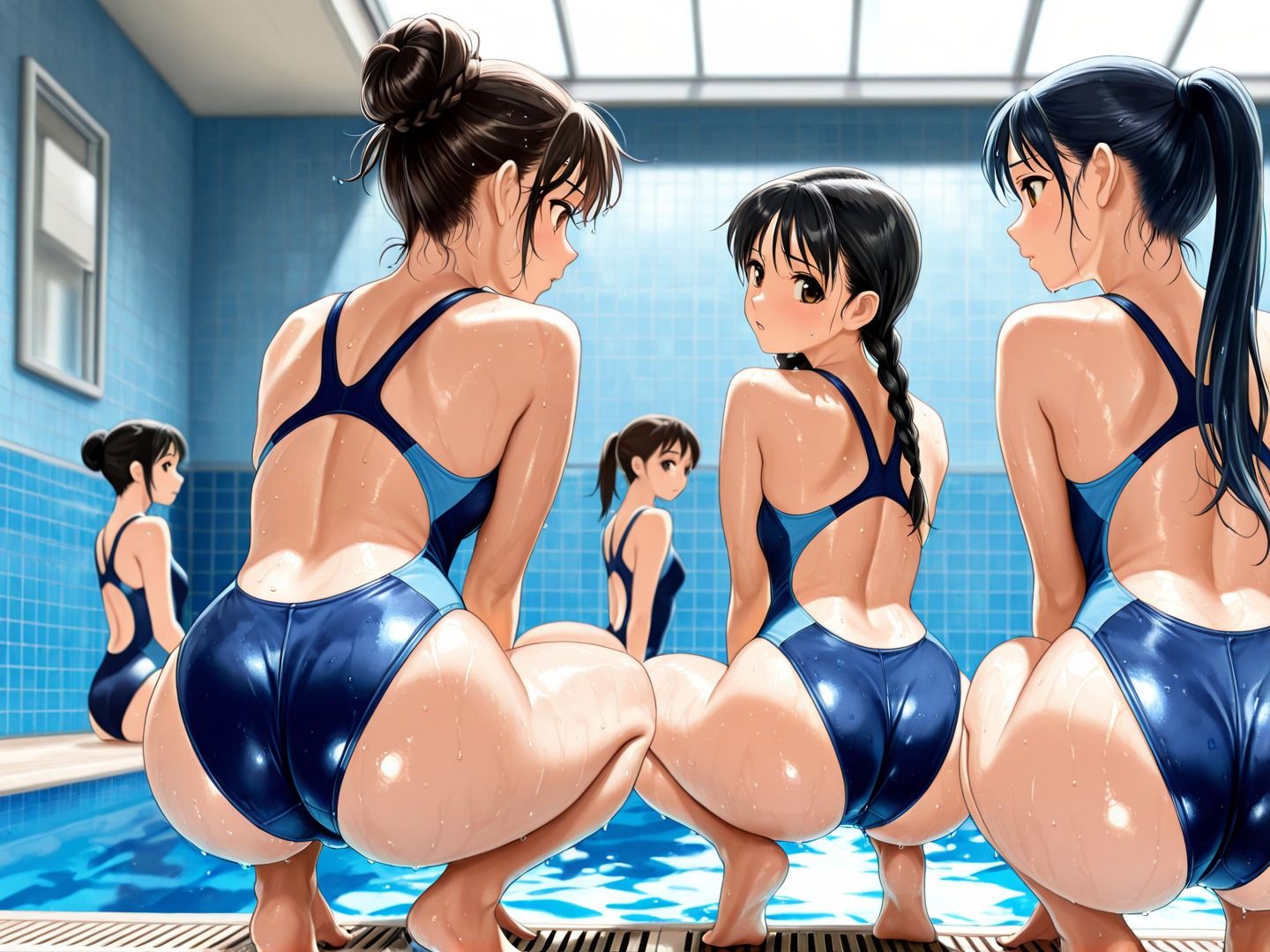水泳部覚醒録《催●編》 - サンプル画像 1