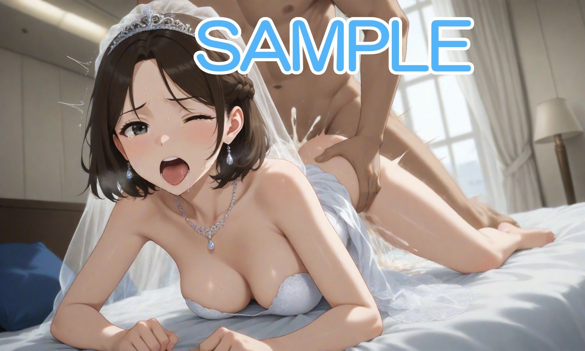 ウェディングドレスな女の子と結婚式で・・・ - サンプル画像 3